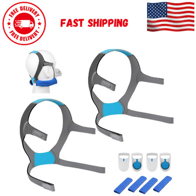 2 Pack CPAP Headgear for Resmed AirFit N20 with Magnetic Clips, Replacement Head