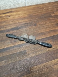 K212 Antique Stanley SW Sweetheart No. 60 Double Iron Spokeshave Plane