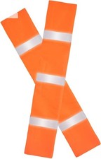 Seat Belt Cover 2 Pack Orange Reflective High Visibility Safety