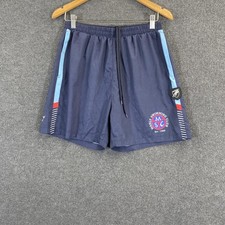 Manly Swimming Club Swim Shorts Mens M Blue Engine Elastic Waist Summer Beach