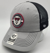 Arizona Diamondbacks Gray Black '47 Brand Clean Up Snapback Trucker Hat Cap