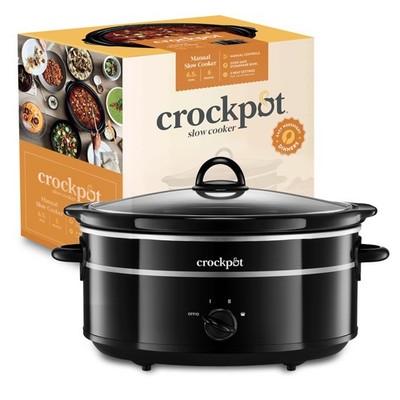 Crock-Pot Schongarer | Herausnehmbare leicht zu reinigende Keramikschüssel | 6,5 L (8+ Personen) |