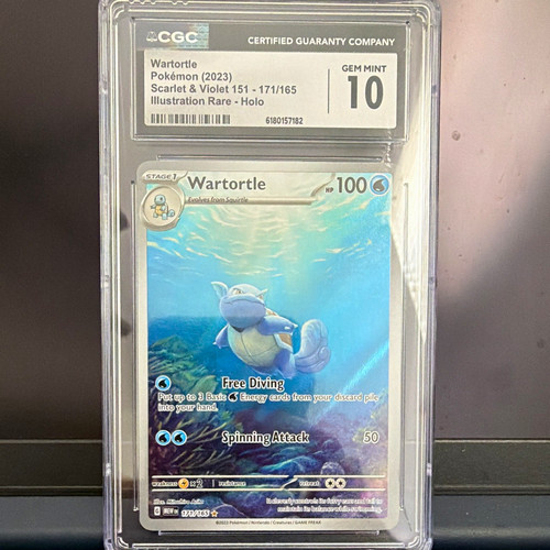 Wartortle graded CGC 10 for sale on eBay