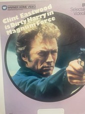 Clint Eastwood Magnum Force Dirty Harry CED Videodisc Hal Holbrook SelectaVision