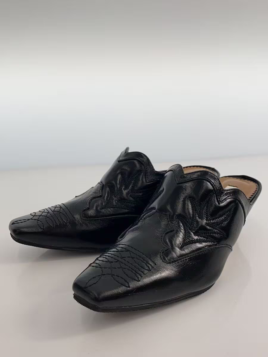 Ameri Edgy Western Mule S Blk JuZ75 - image 2