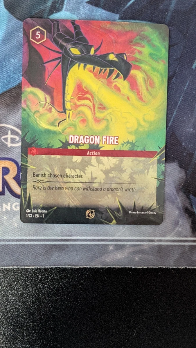 Dragon Fire 1 Disney Lorcana Promo Cards for sale | eBay