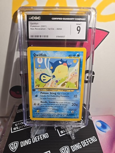 Qwilfish (1st Edition) graded CGC 9 for sale on eBay