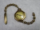Vintage Elgin ART Gold Wrist Watch Illinois Watch Case Co. 15 Jewels Working