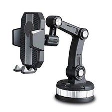 Car Phone Holder Mount, Suction Cup Cell Phone Holder Stand, Universal Black-A