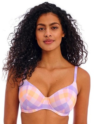 38F Freya Harbour Island Bikini Oberteil Plunge Bügel Damen Bademode 205502