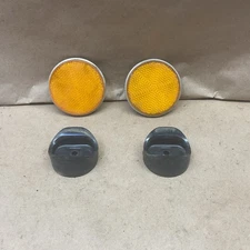 1974 Honda XL100S - Reflectors - Fork Mounted - Headlight Ears Mounted