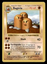 Dugtrio [Shadowless] #19 Prices | Pokemon Base Set | Pokemon Cards