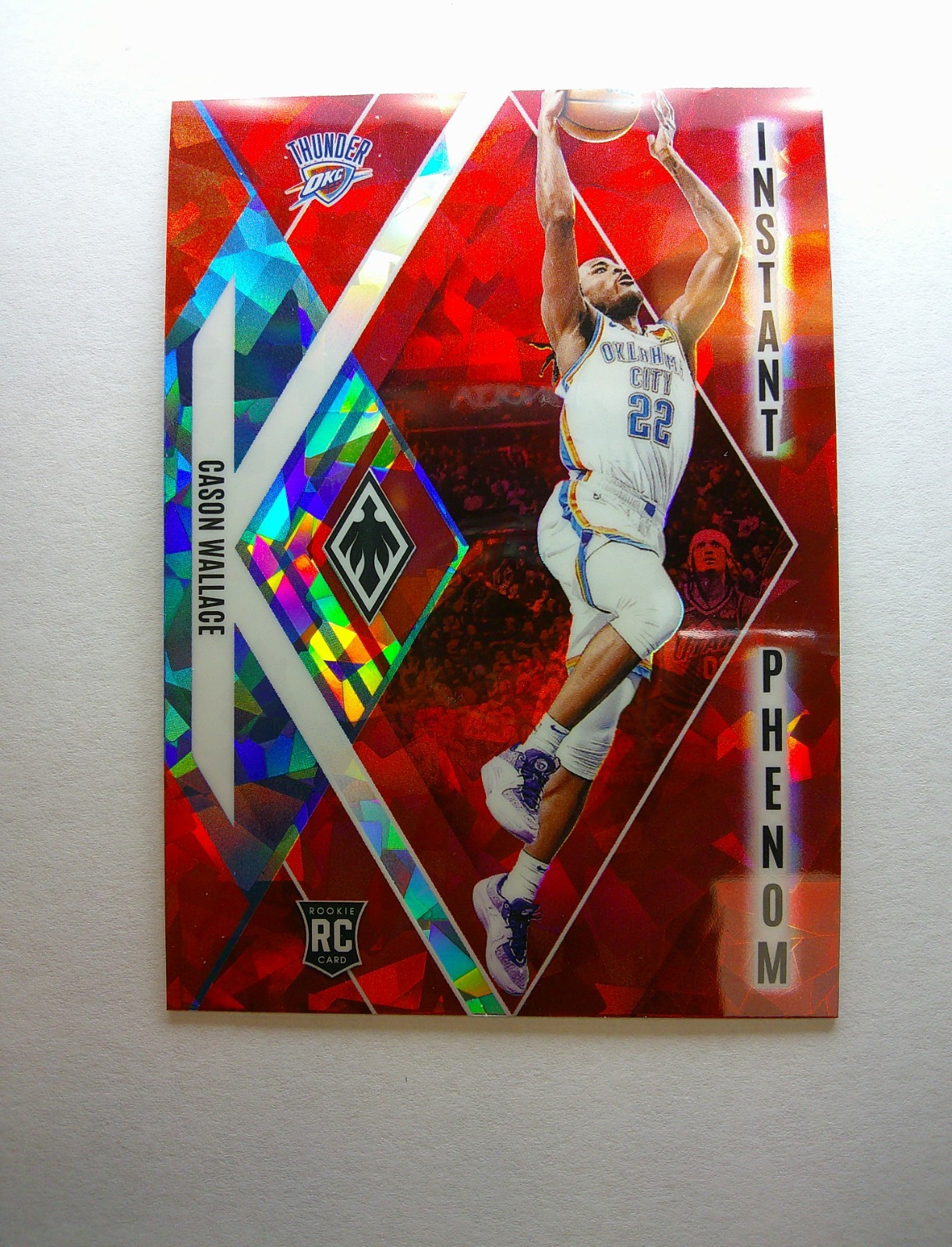 2023-24 Panini Phoenix - Instant Phenom Cason Wallace #7 Red Ice (RC) - MINT
