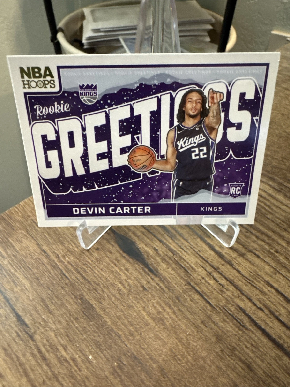 Devin Carter trading card