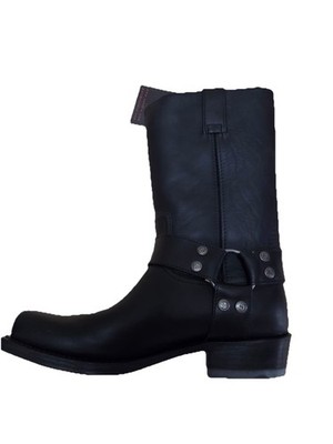 Biker Stiefel SchwarzbGr 39 Neu Leder Sendra Country Damen  Stiefelschmuck