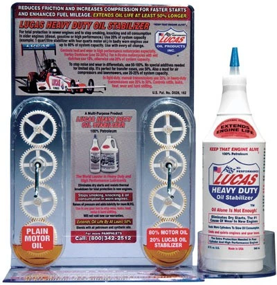 LUCAS OIL DEMONSTRATOR PART# 10500 NEW 58-5398