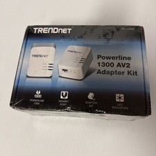 TRENDnet Powerline 1300 AV2 Adapter Kit TPL-422E2K with 2 TPL-422E Modules new