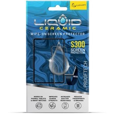 Glass Screen Protector With 300 Coverage Wipe On Scratch and Shatter Resis...