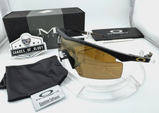 OAKLEY M FRAME STRIKE GEN 2 GOLD MINE GOLD IRIDIUM VINTAGE SUNGLASSES MINT RARE