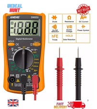 Professional Digital Multimeter Voltmeter Ohmmeter Ammeter Multi Tester Tool UK