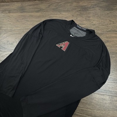 Nike Arizona Diamondbacks Shirt Mens XL Black MLB Pro Dri-Fit