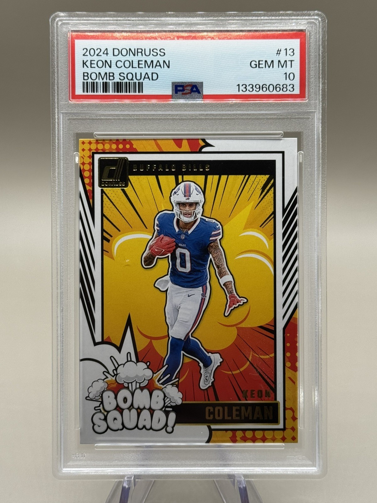 Keon Coleman Panini Donruss Bomb Squad #13 Base