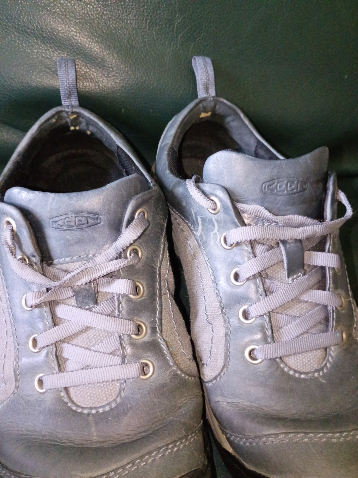 Scarpe da trekking Keen donna Presidio grigio pelle stringate basse outdoor taglia 8