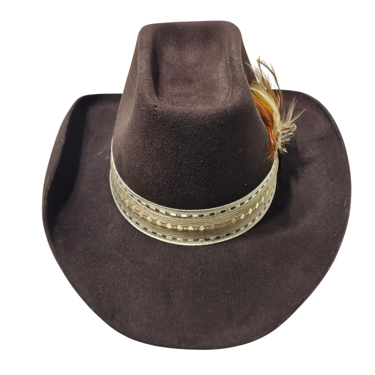 Miller Fine Hats tuxedo brim western hat 1930s Miller Cowboy Hat | Vintage-Haberdashers Blog main image 2