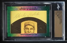 2015 Leaf Cut Signature History of Baseball Edition 1/50 Stan Coveleski Auto uk2
