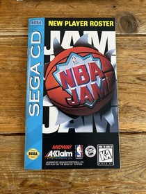 NBA Jam Sega CD Authentic Complete in Box CIB w/ Reg Card Mint Condition Disc‼️