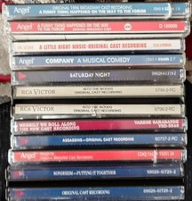 Lot of 10 Stephen Sondheim Cast recording CD's -  Includes shipping