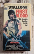 First Blood 1982 VHS Thorn EMI Clamshell Rental Video - Rambo Stallone Action