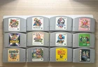 N64 12 Games Lot Super Smash Bros Banjo-Kazooie Mario Kart 64 Kirby Tested Japan