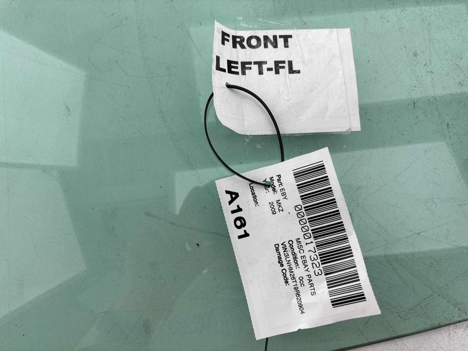 Lincoln MKZ 2007-2012 puerta delantera izquierda ventana vidrio OEM Foto 2 de 4