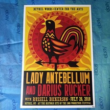 2018.07.26 Bethel Woods Lady Antebellum & Darius Rucker Concert Poster #56/100