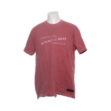 Mitchell & Ness, T-shirt, Größe: L, Pink, Baumwolle, Print, Herren #e8H