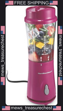 Hamilton Beach Personal Blender with 14 oz. Travel Jar for Smoothies