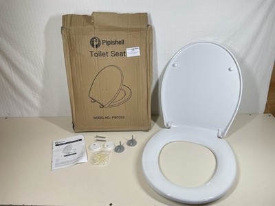 Pipishell Soft Close WC-Sitz weiß O-Form Schnellverschluss Top Fix