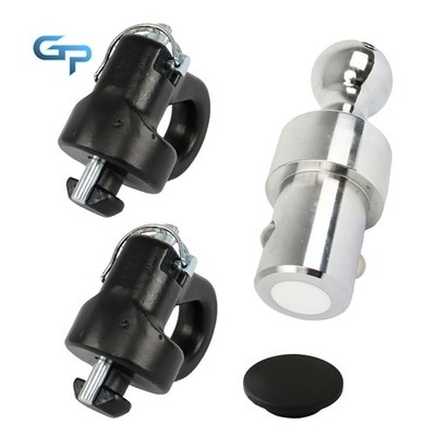 60639 Puck System 2-5/16'' Gooseneck Ball & Safety Chain Anchor Kit 38000 lbs
