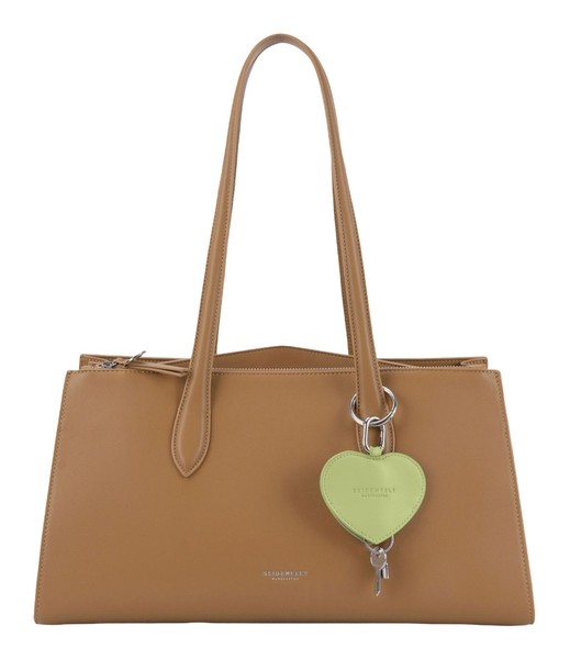 Seidenfelt Manufaktur Lieto Shopper Shopper Tasche Caramel Hellbraun Neu-image
