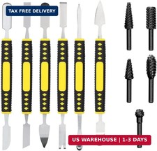 Metal Spudger Tool Kit Crowbar 6-Piece Dual-Ends Mini Pry Bar Set Spudger Pry Op