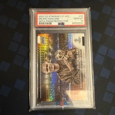 Erling Haaland 2021-22 stadium club chrome Sepia Prism Refractor /75    