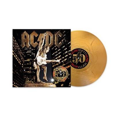 AC/DC Stiff Upper Lip LP vinyl Europe Sony 2024 50th Anniversary Gold vinyl