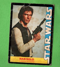 1977 TOPPS WONDER BREAD Star Wars HAN SOLO #4 Feat. HARRISON FORD PR/VG Cond.