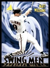 Matt Williams 1995 Pinnacle #294 Giants MLB READ FREE SHIPPING AutographDen