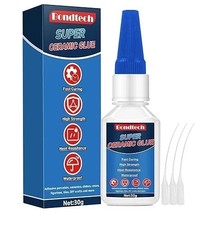 Ceramic Glue 30 g, Porcelain Glue, Clear Adhesive for Pottery, Dishes