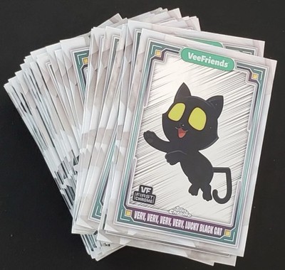 2025 Topps VeeFriends Chrome Complete 100-Card Base Set