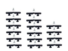 16 x Netzleiste 140 mm Planenleiste Abspannhaken Haken für Netz Anhänger Unsinn