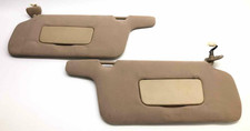 1996 97 98 1999 Infinity I30 Pair Sun Visors Homelink Left Right Tan Cloth I-30 1996 97 98 1999 Infinity I30 Pair Sun Visors Homelink Left Right Tan Cloth I-30