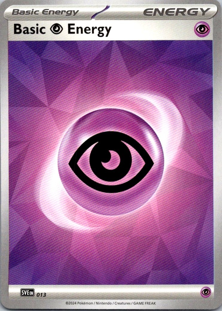 BASIC PSYCHIC ENERGY 013 SCARLET & VIOLET ENERGIES POKEMON LP